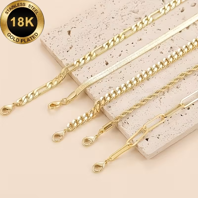 Pulseras de acero inoxidable - diferentes diseños